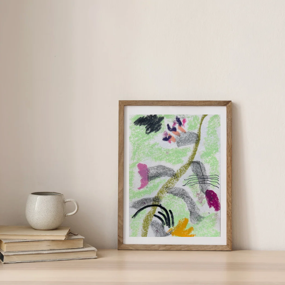 Petit format végétal à dominante verte