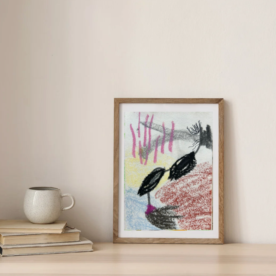 Petit format végétal à dominante noir