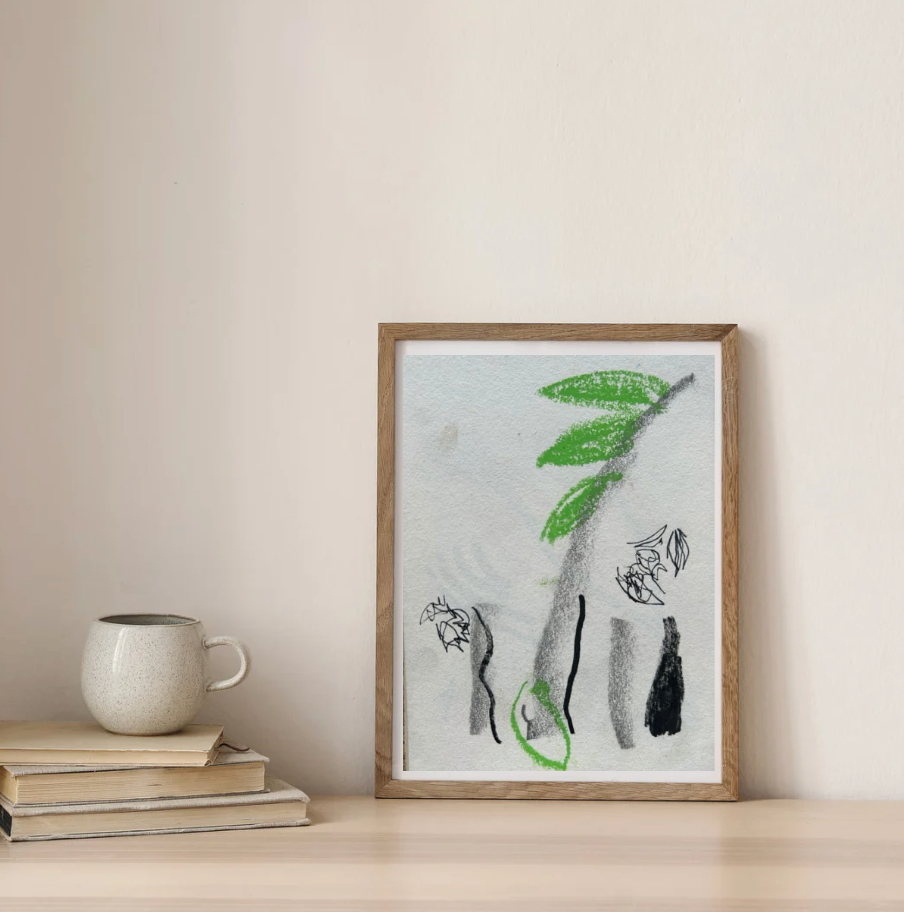 Petit format végétal à dominante verte