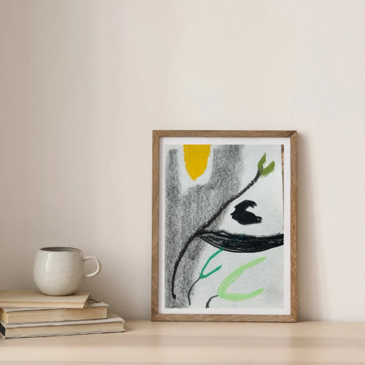 Petit format végétal à dominante noire