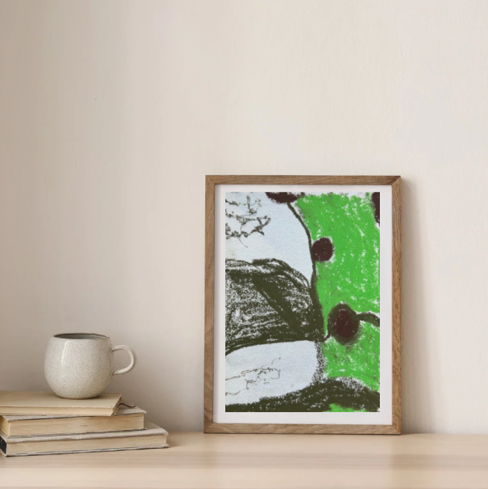 Petit format végétal à dominante verte