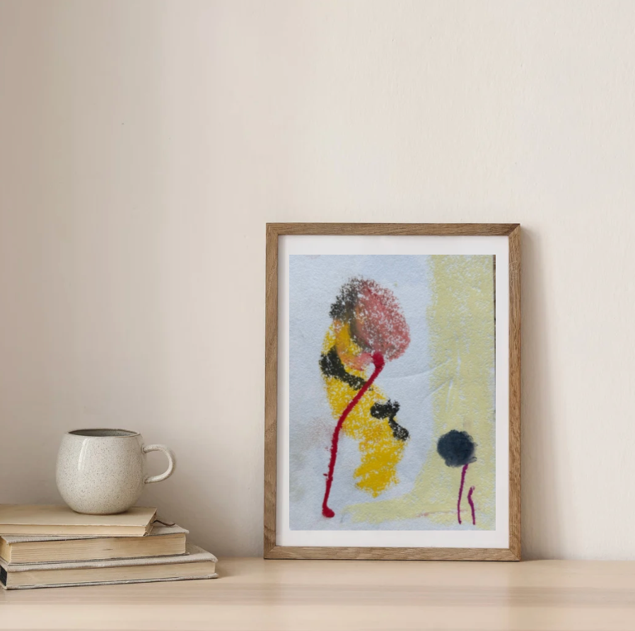 Petit format végétal à dominante jaune