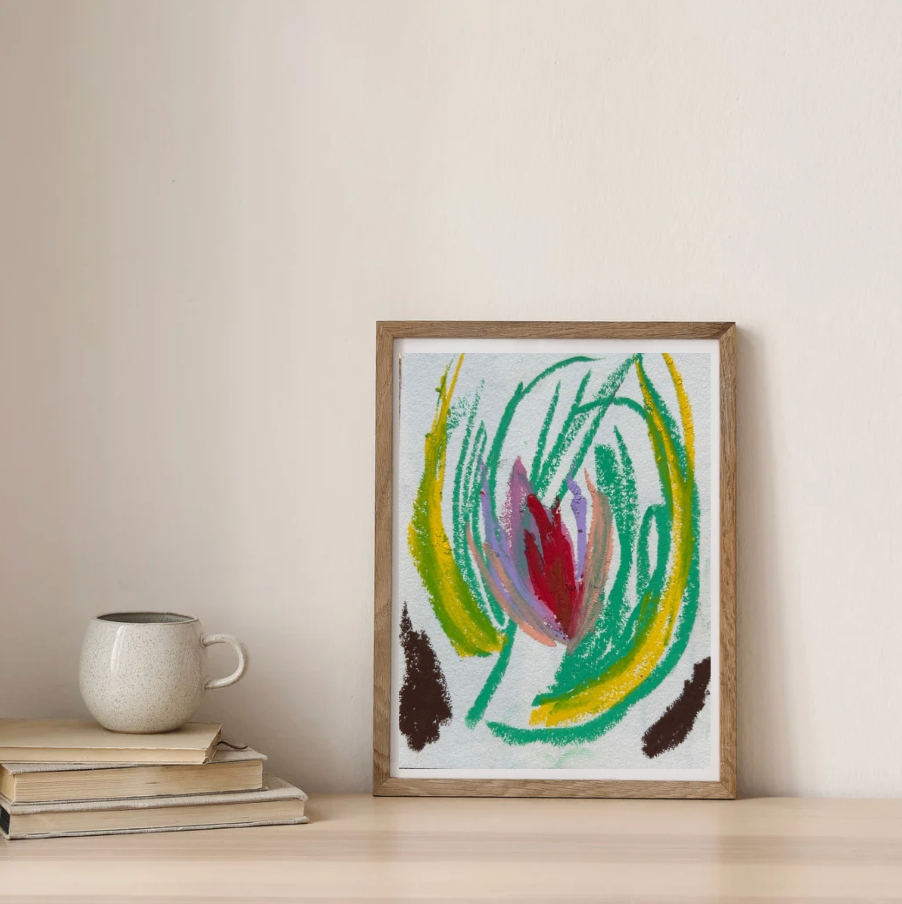 Petit format végétal à dominante verte