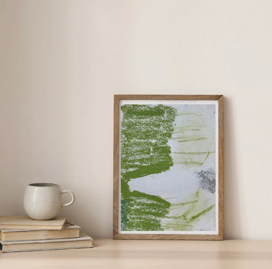 Petit format végétal à dominante verte