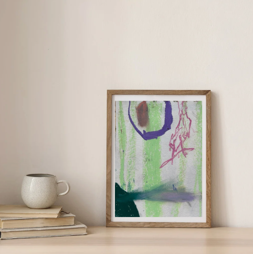 Petit format végétal à dominante verte