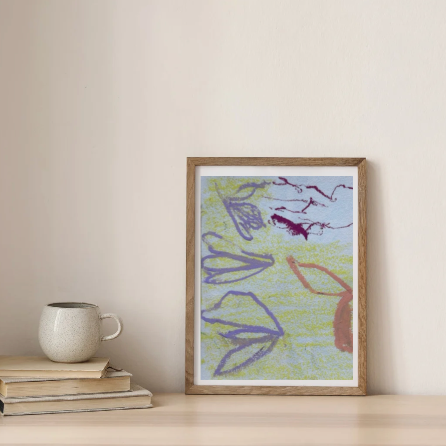 Petit format végétal à dominante jaune