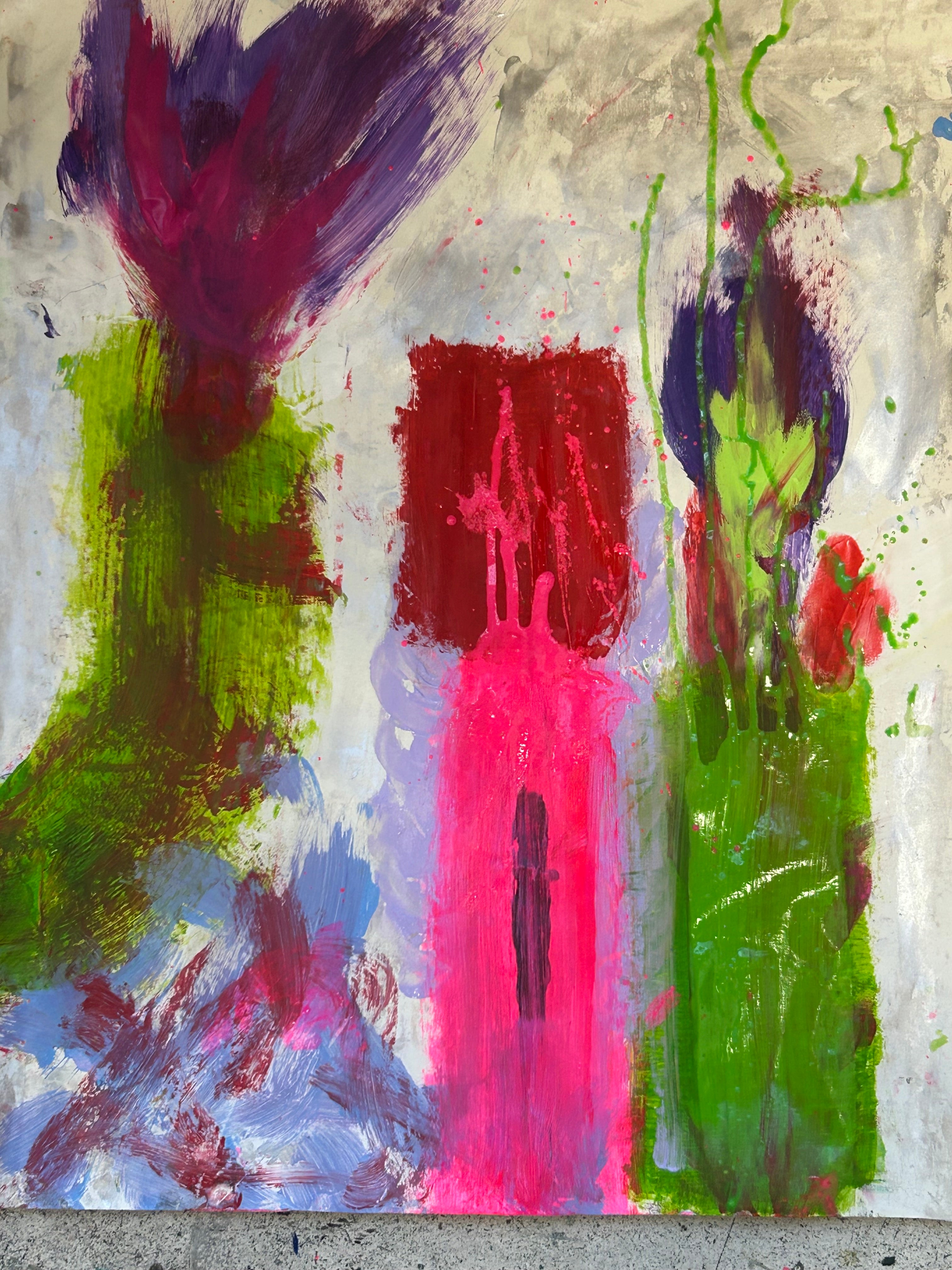 Pot de fleurs en trance