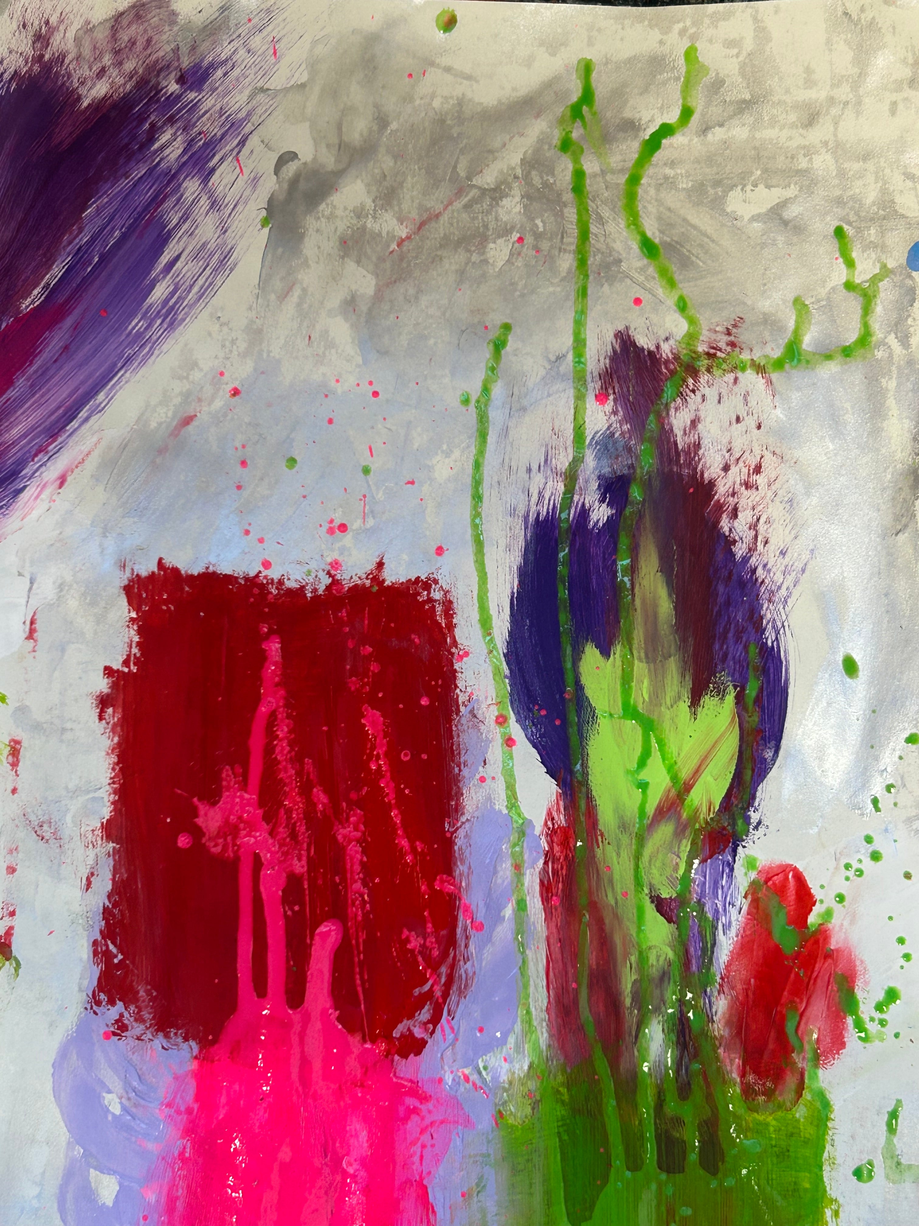 Pot de fleurs en trance