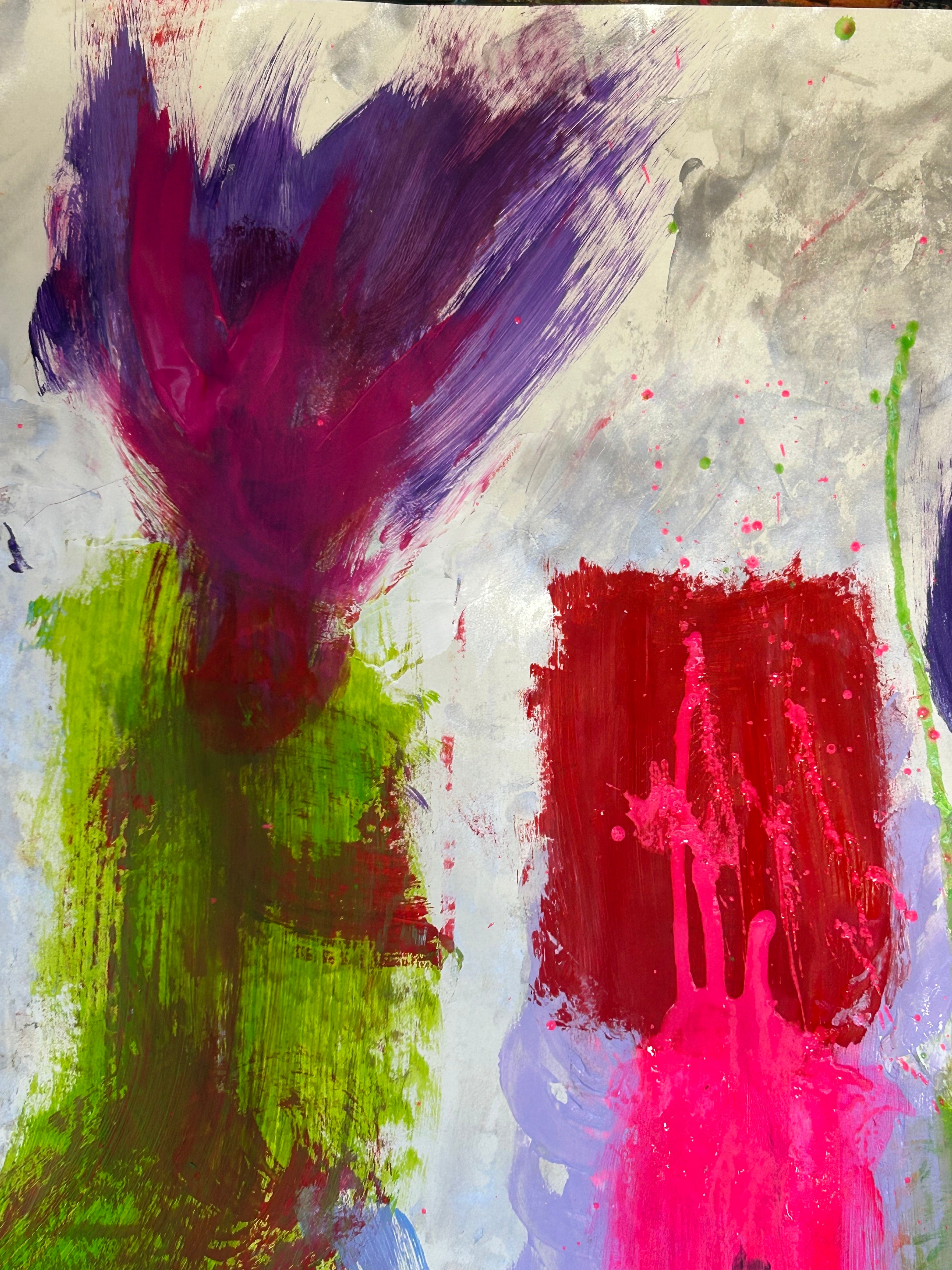 Pot de fleurs en trance