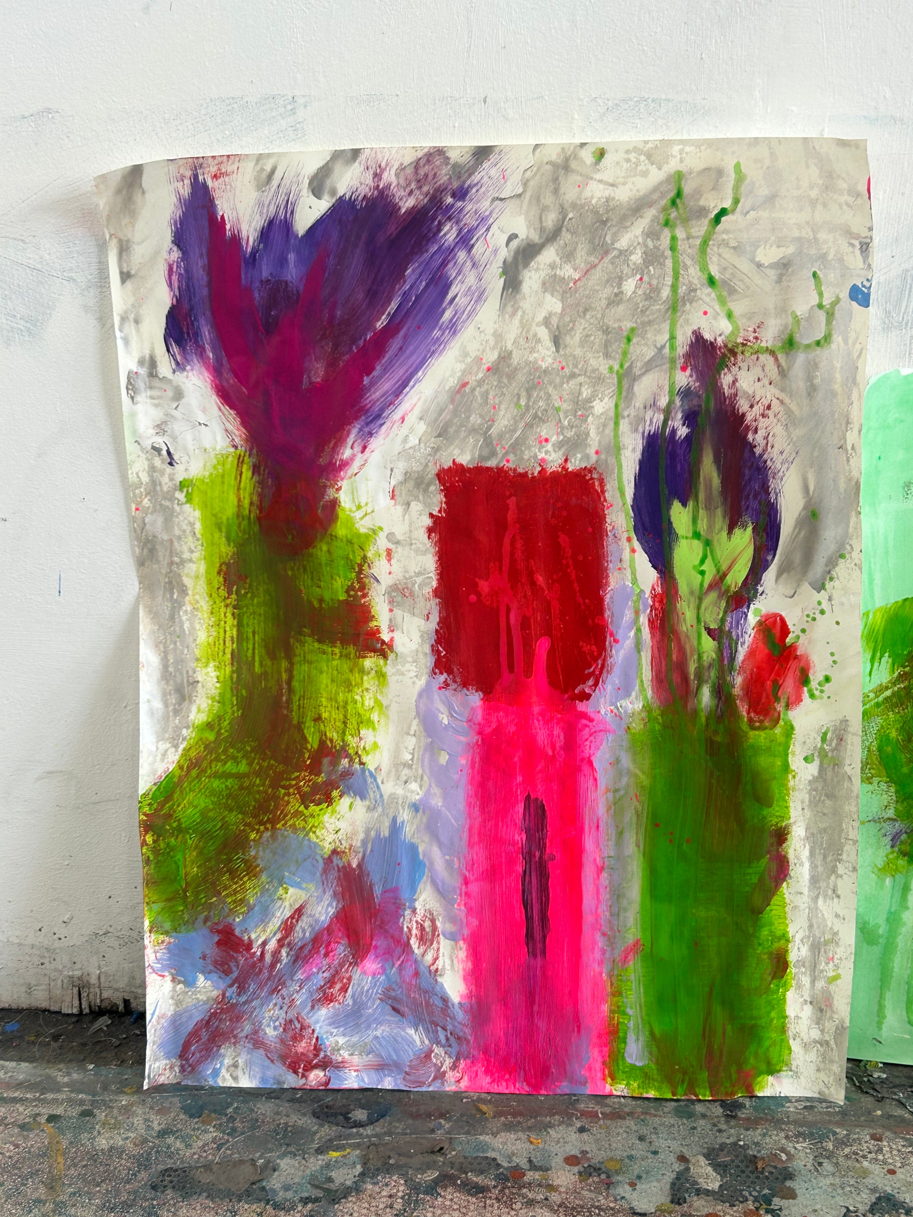 Pot de fleurs en trance