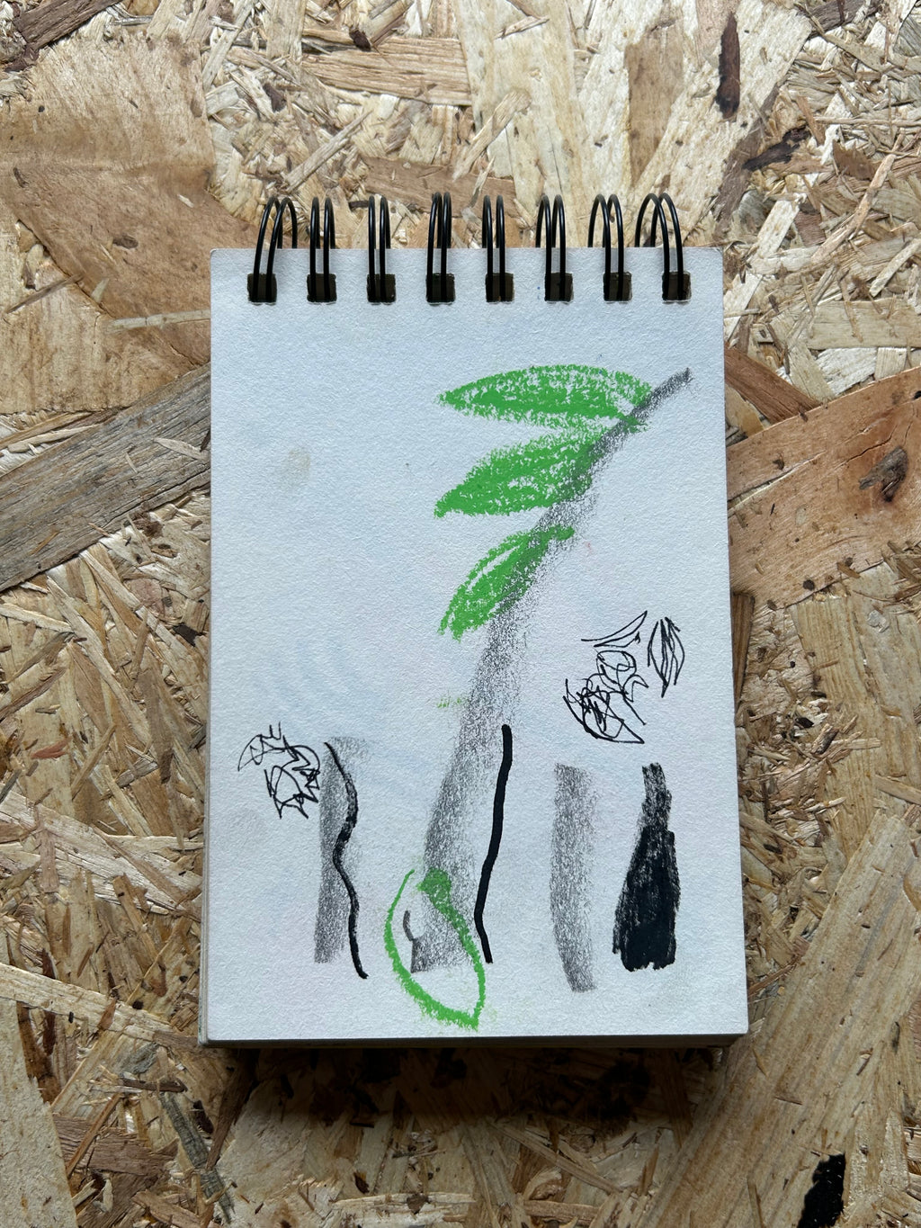 Petit format végétal à dominante verte