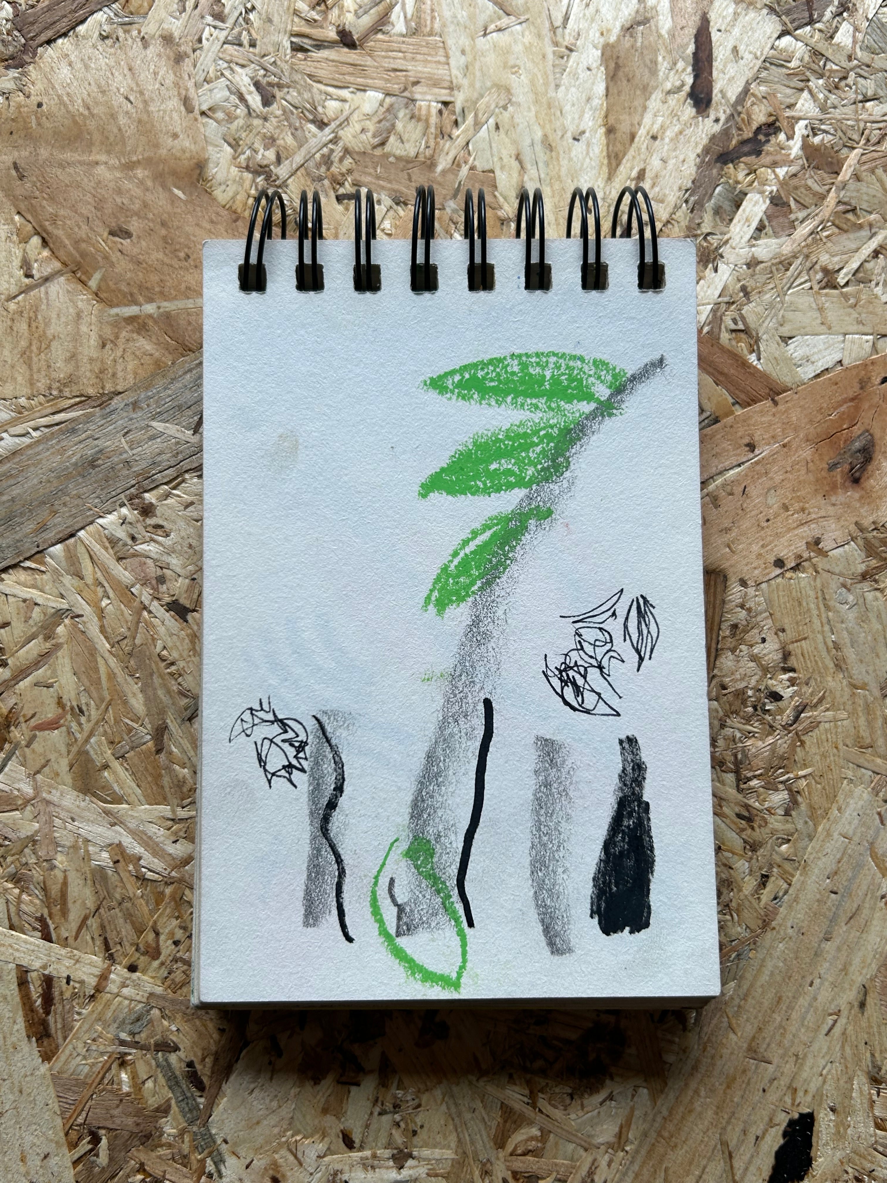 Petit format végétal à dominante verte