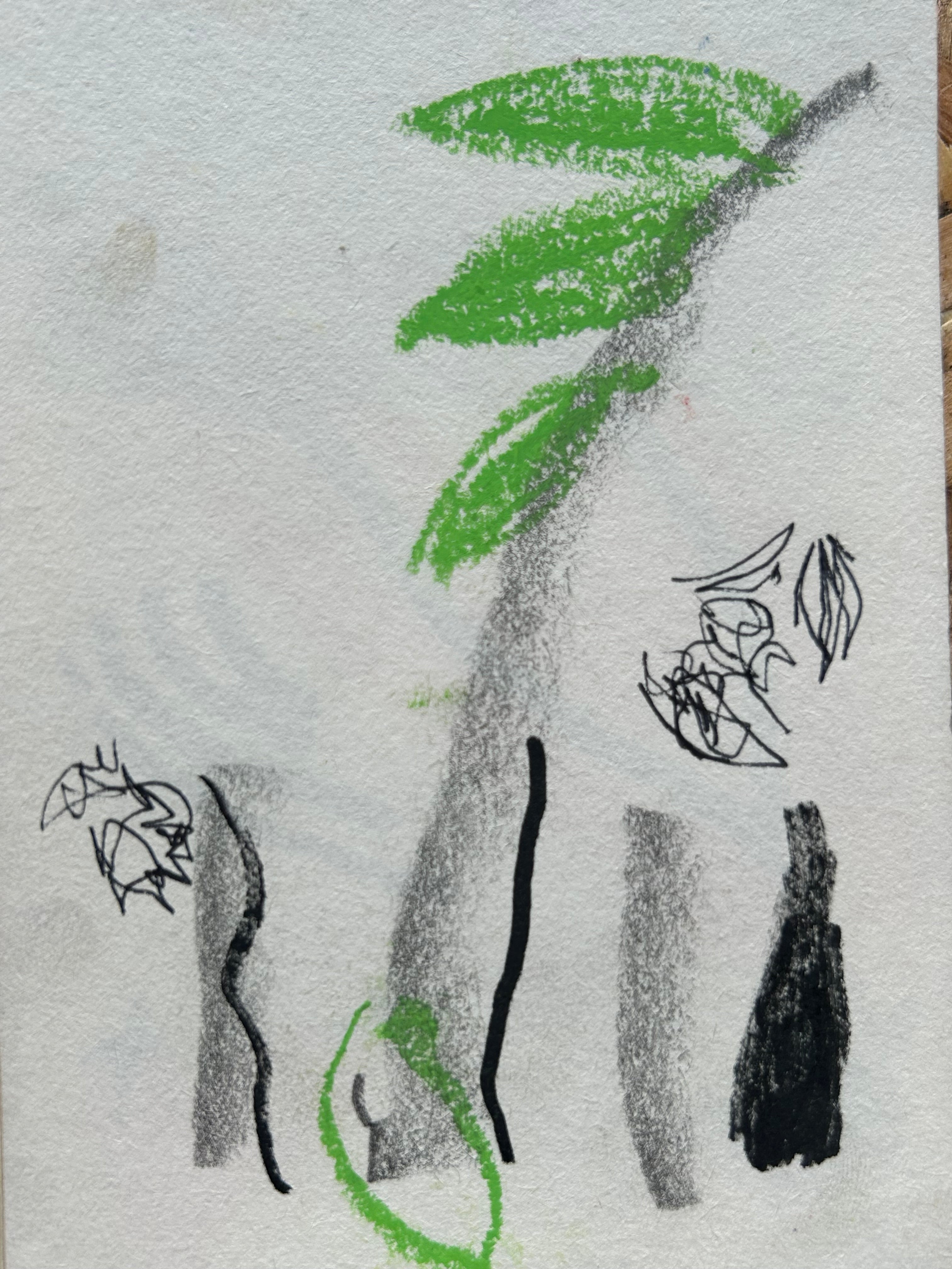 Petit format végétal à dominante verte