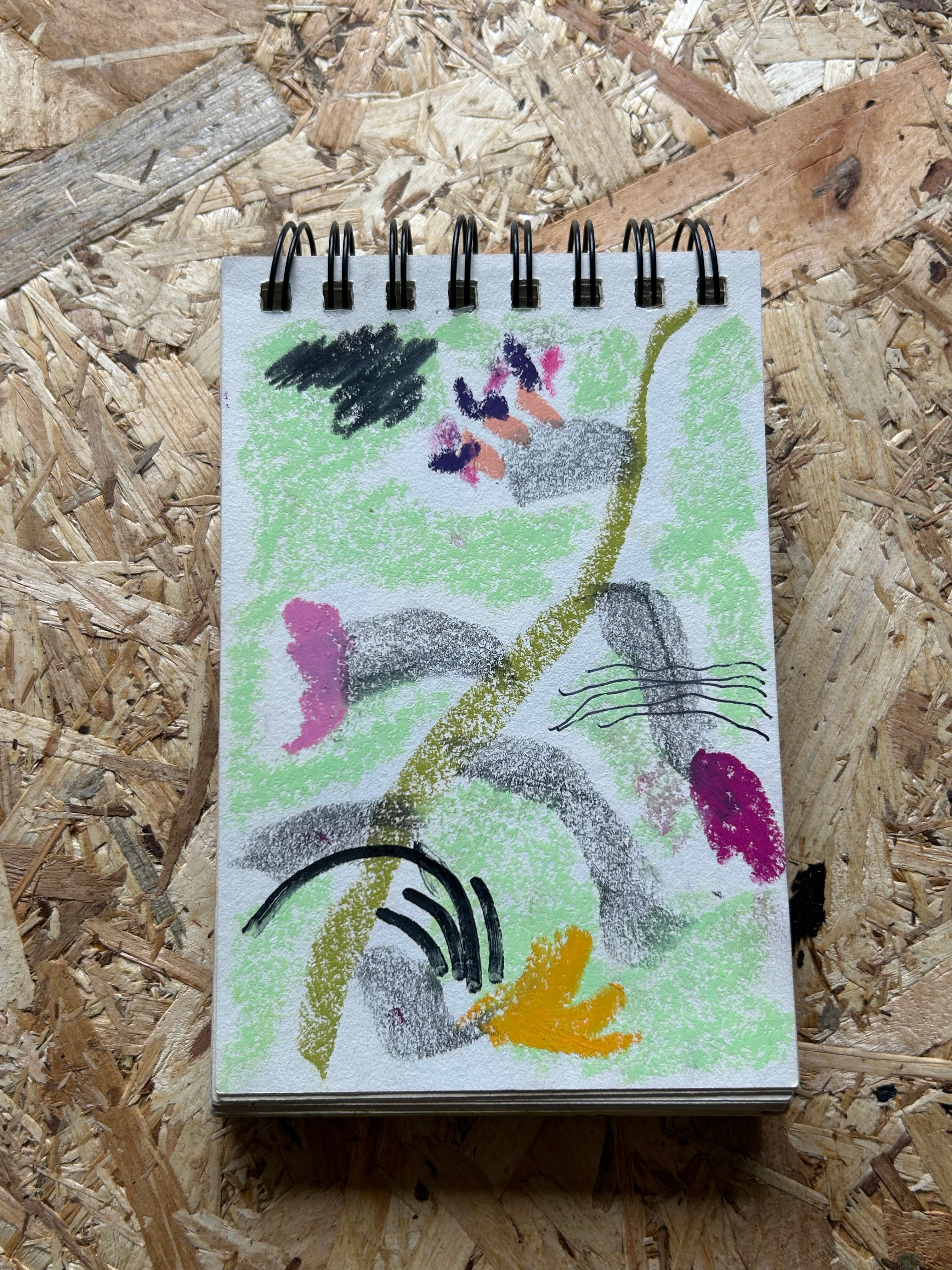 Petit format végétal à dominante verte