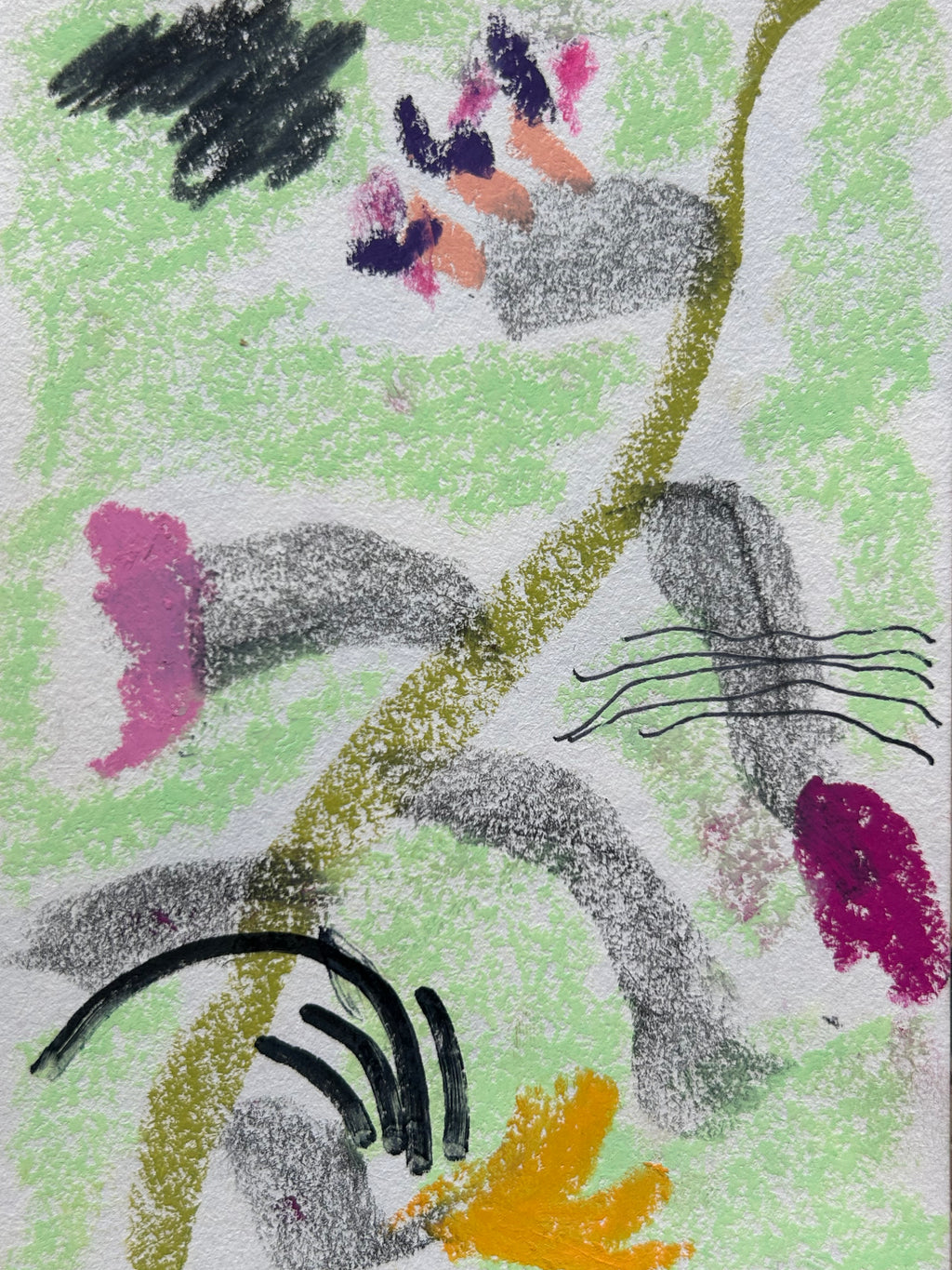 Petit format végétal à dominante verte