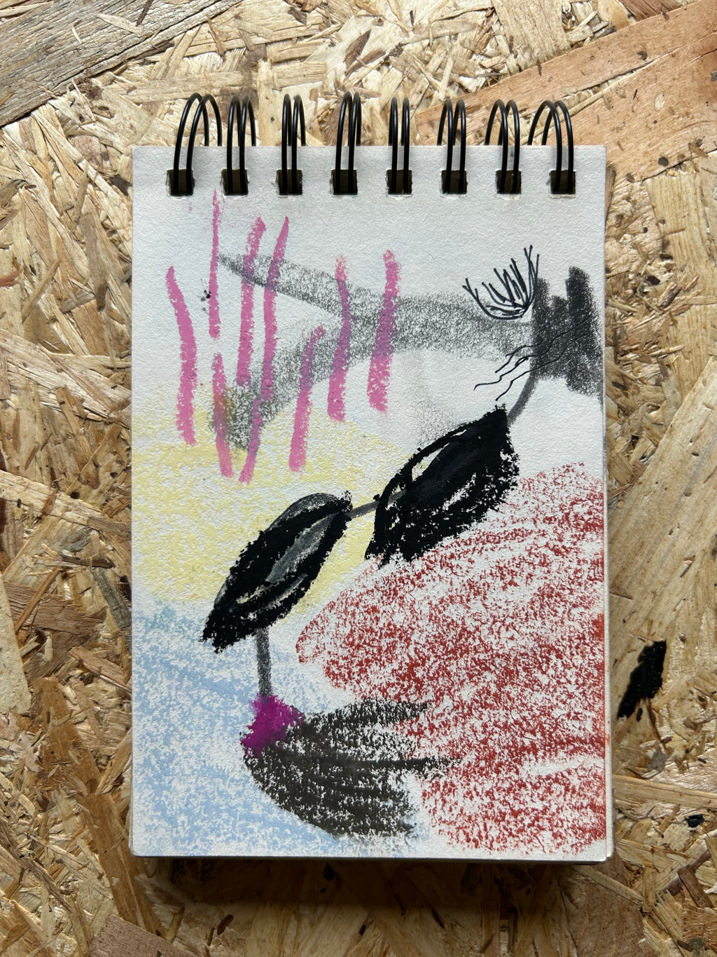 Petit format végétal à dominante noir