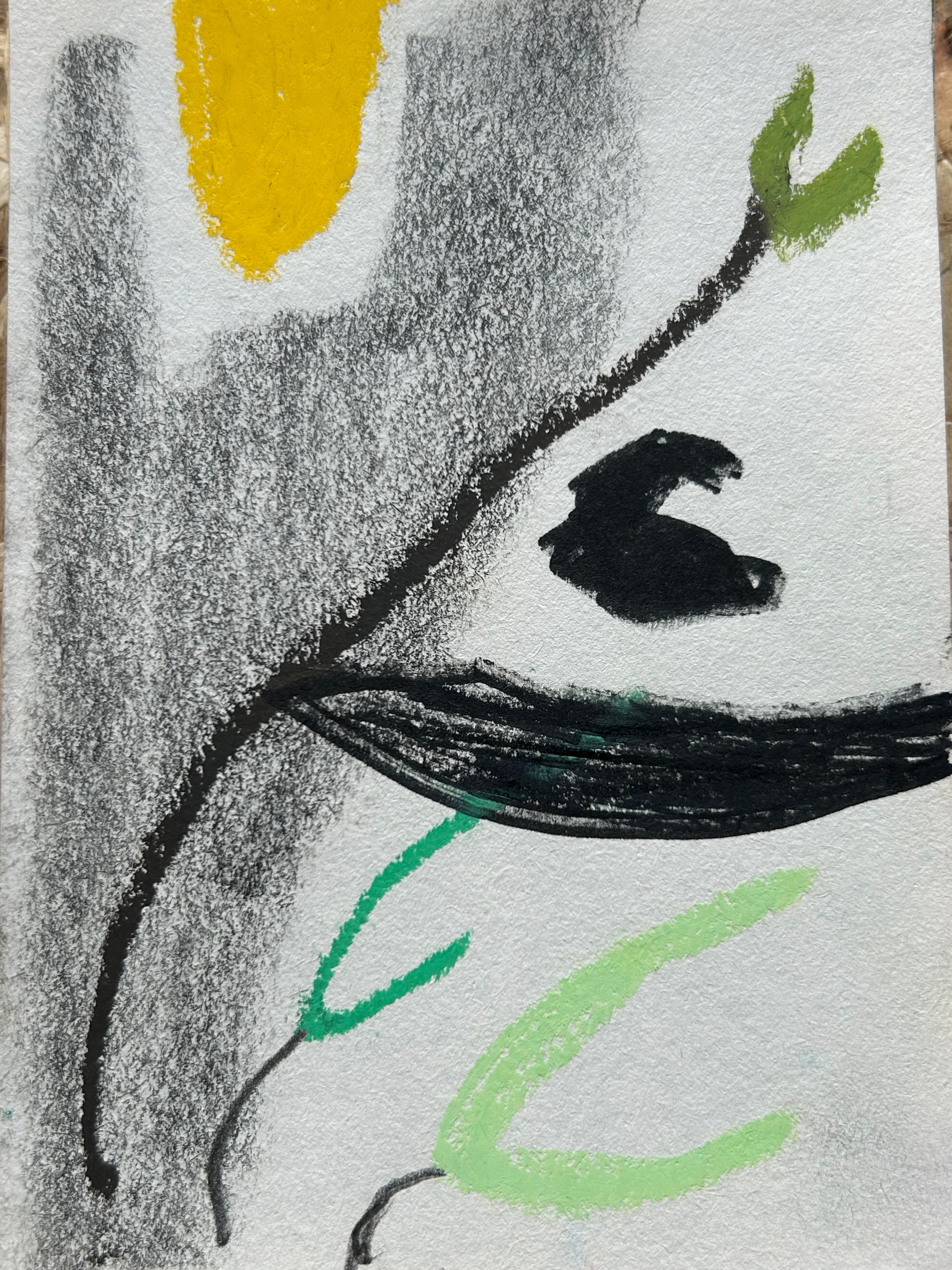 Petit format végétal à dominante noire