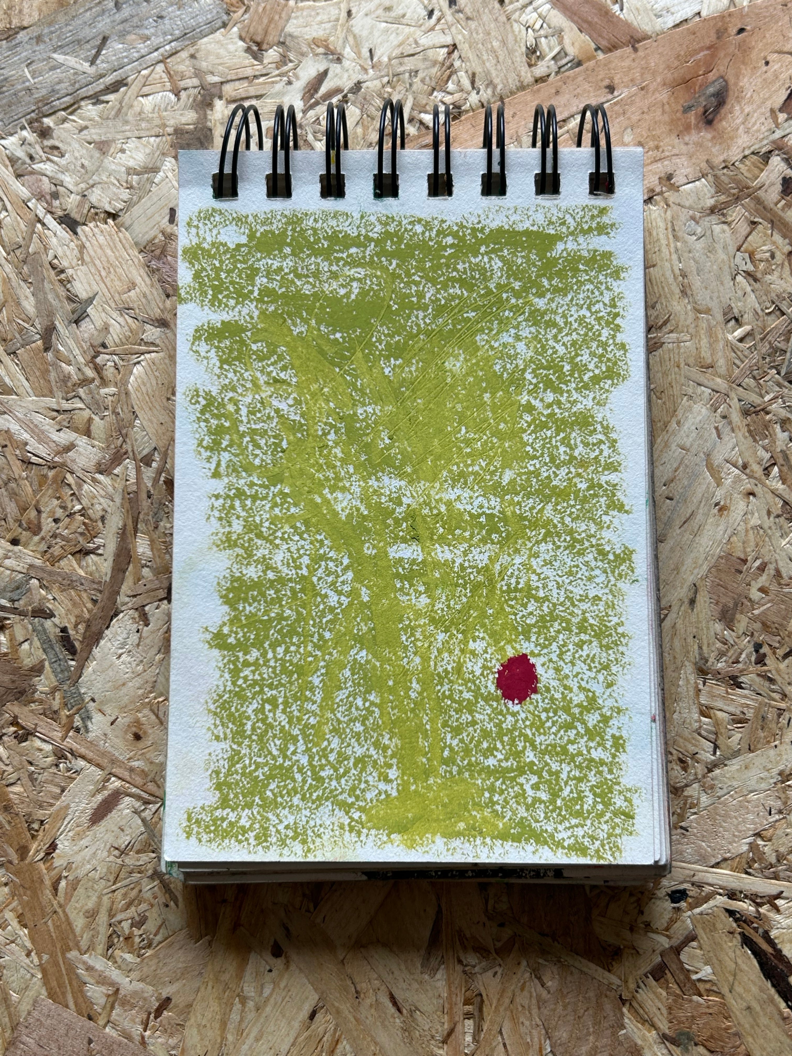 Petit format végétal à dominante verte