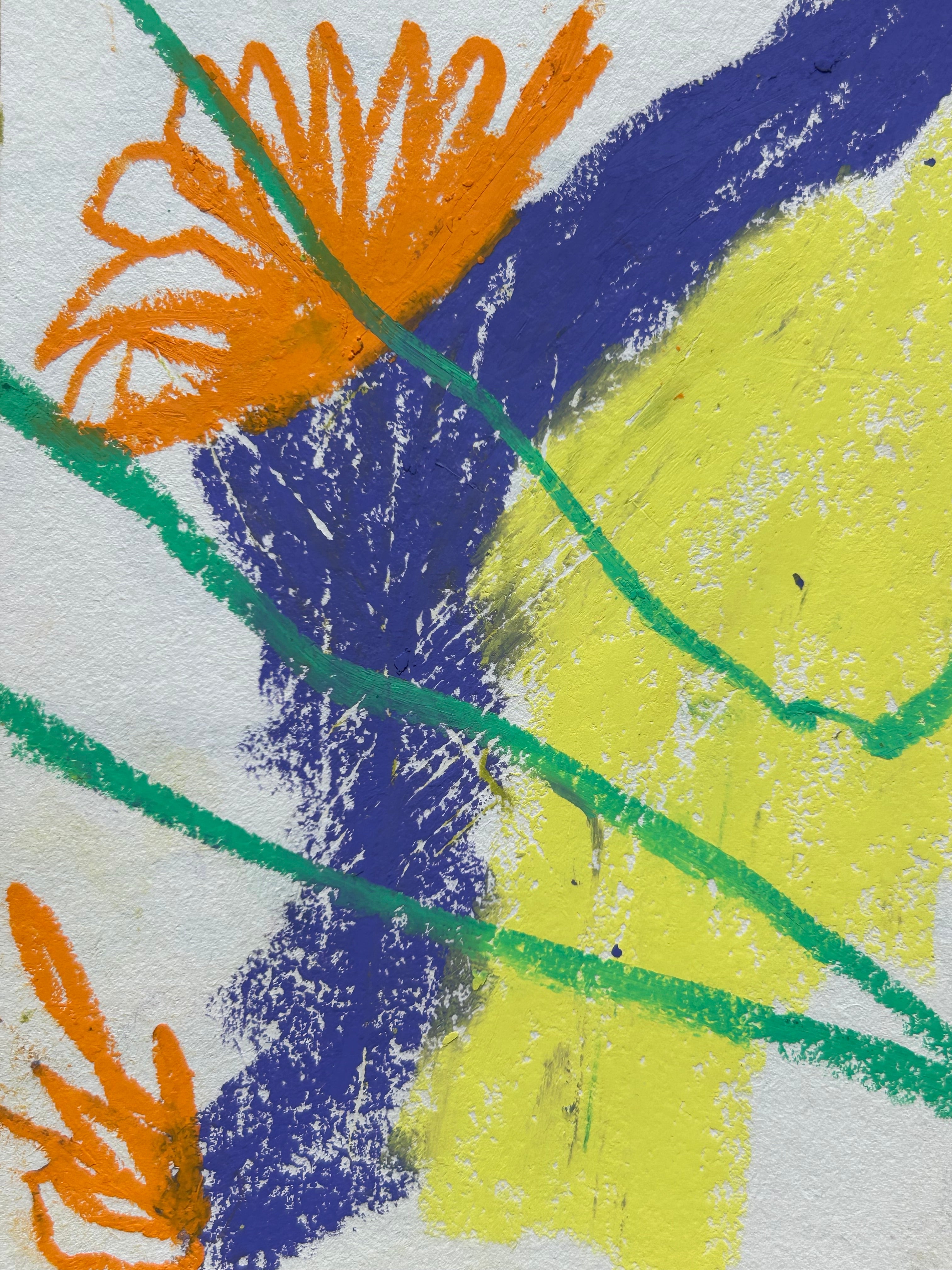 Petit format végétal à dominante jaune