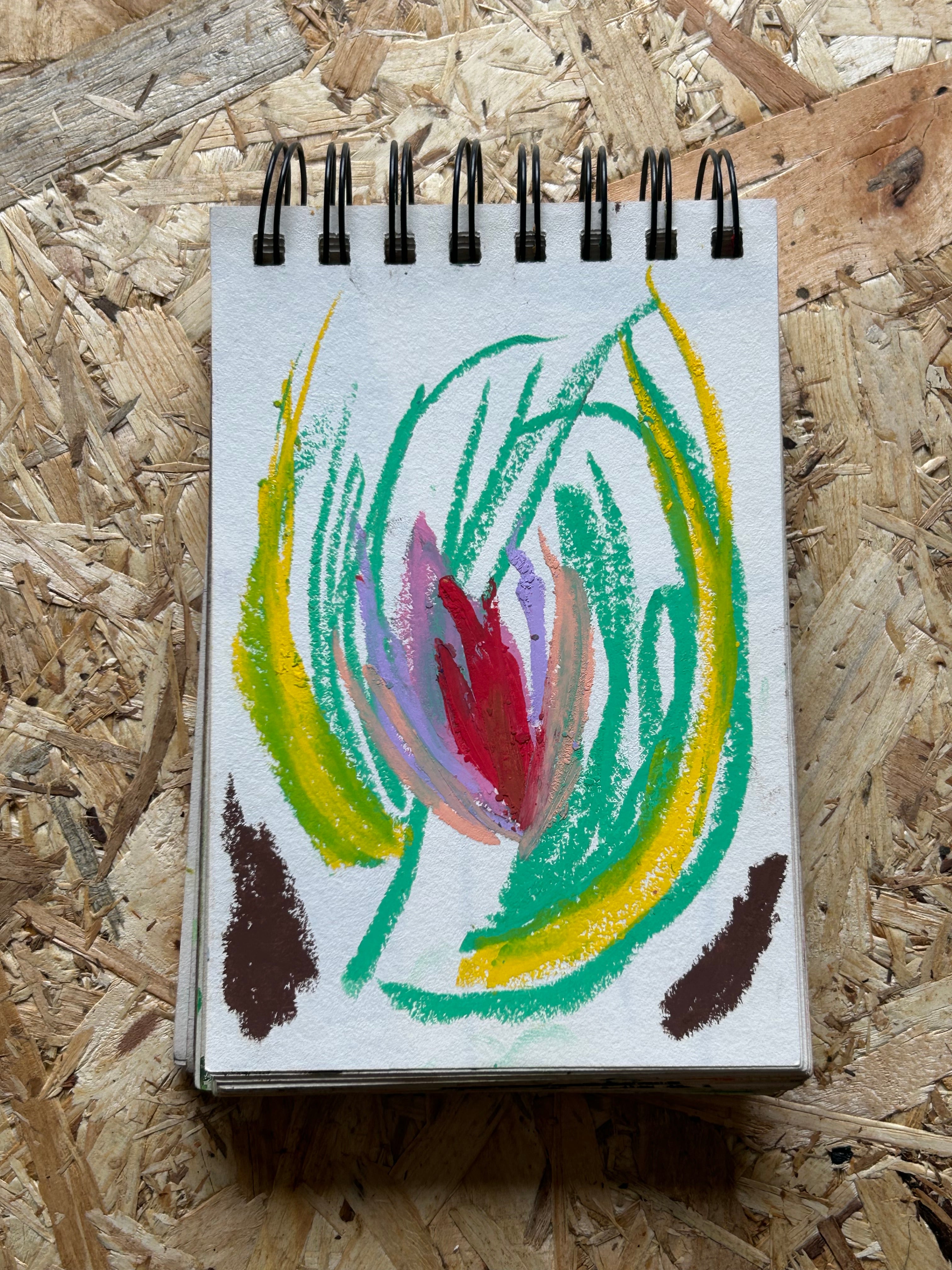 Petit format végétal à dominante verte