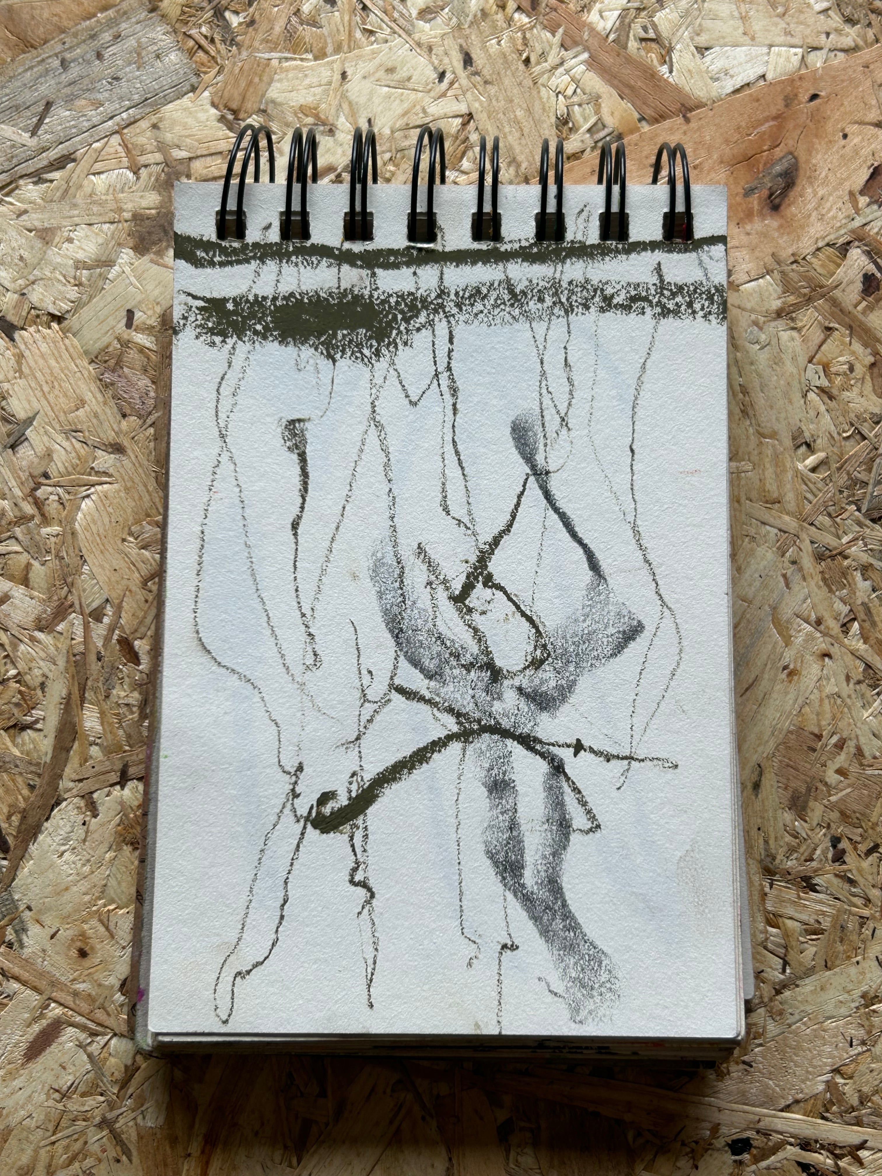 Petit format végétal à dominante noire