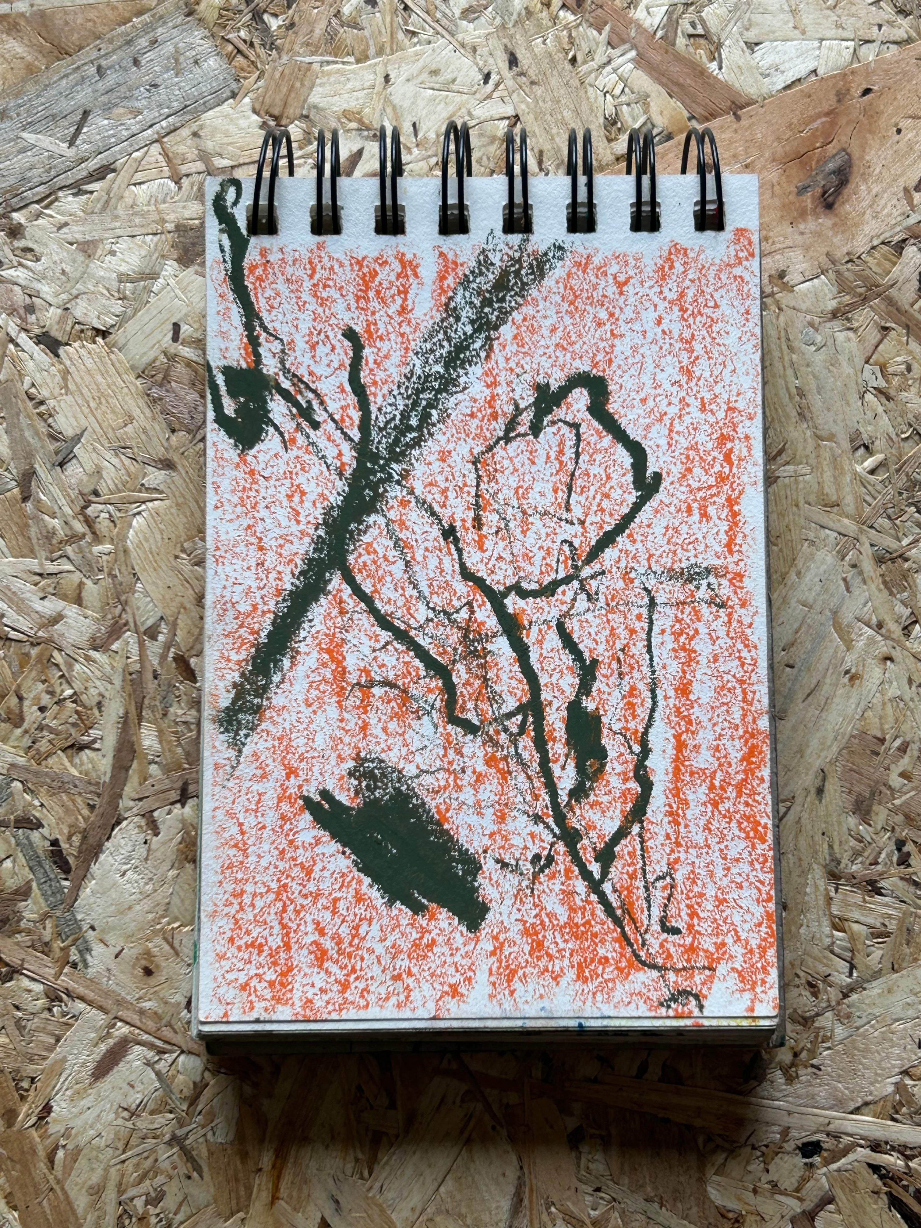 Petit format végétal à dominante orange