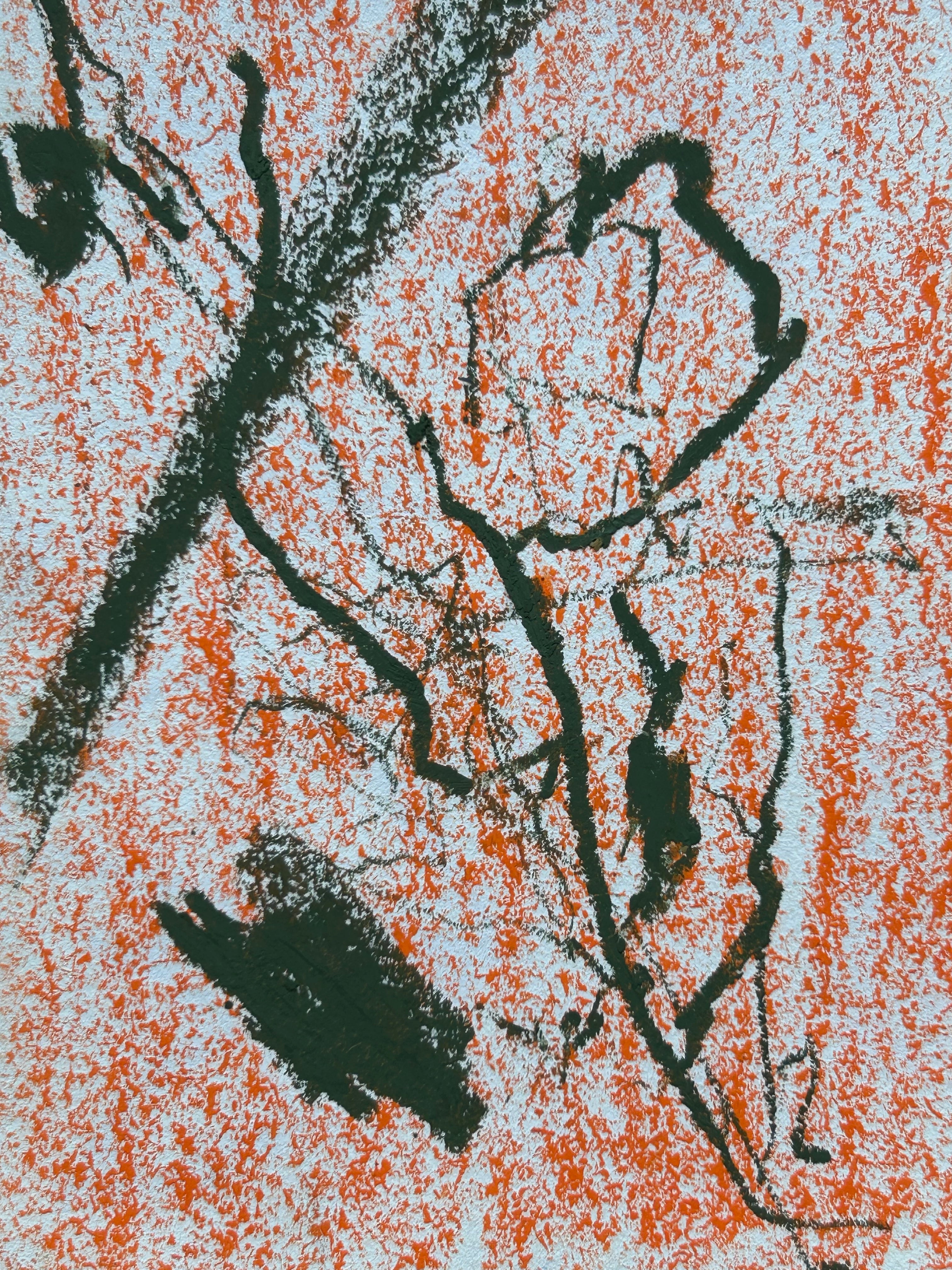 Petit format végétal à dominante orange