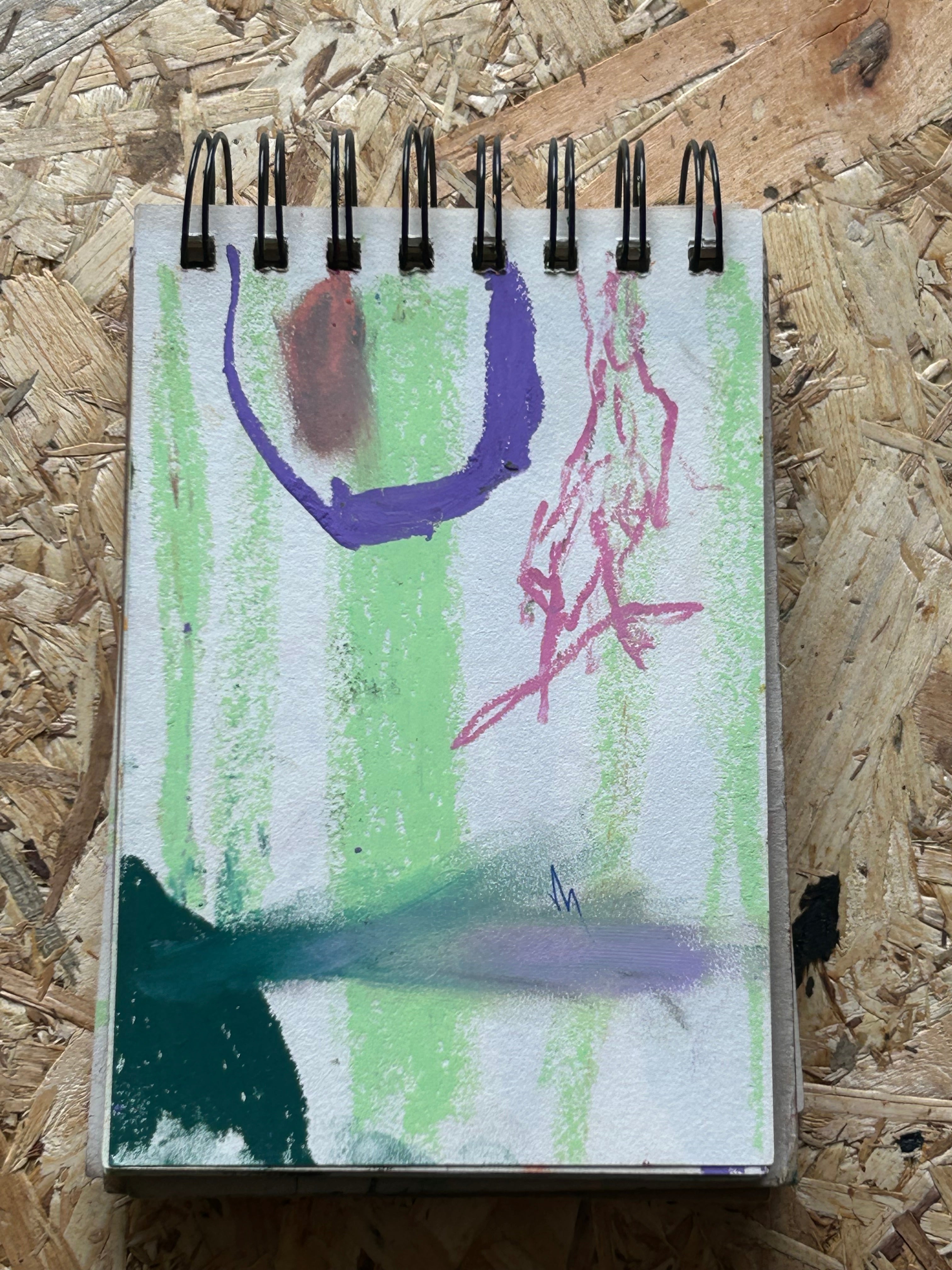 Petit format végétal à dominante verte