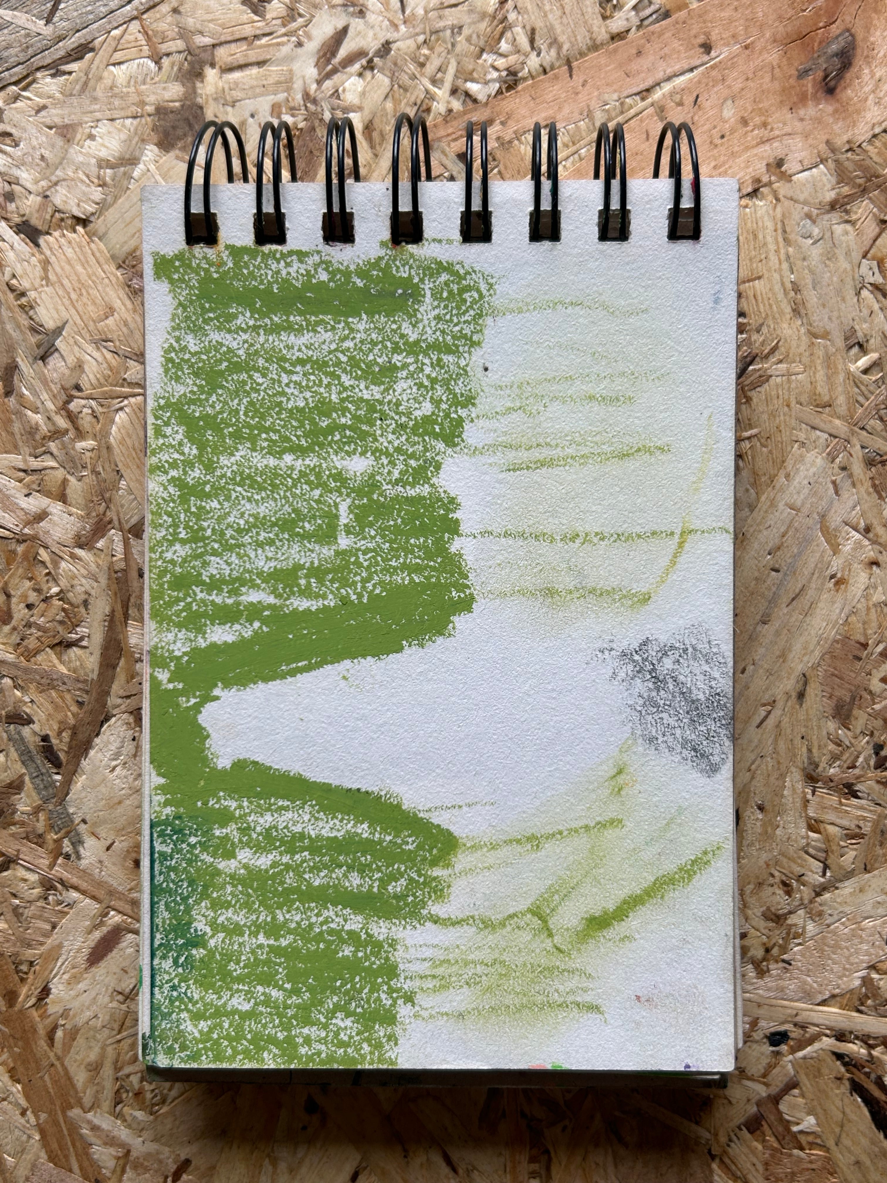 Petit format végétal à dominante verte