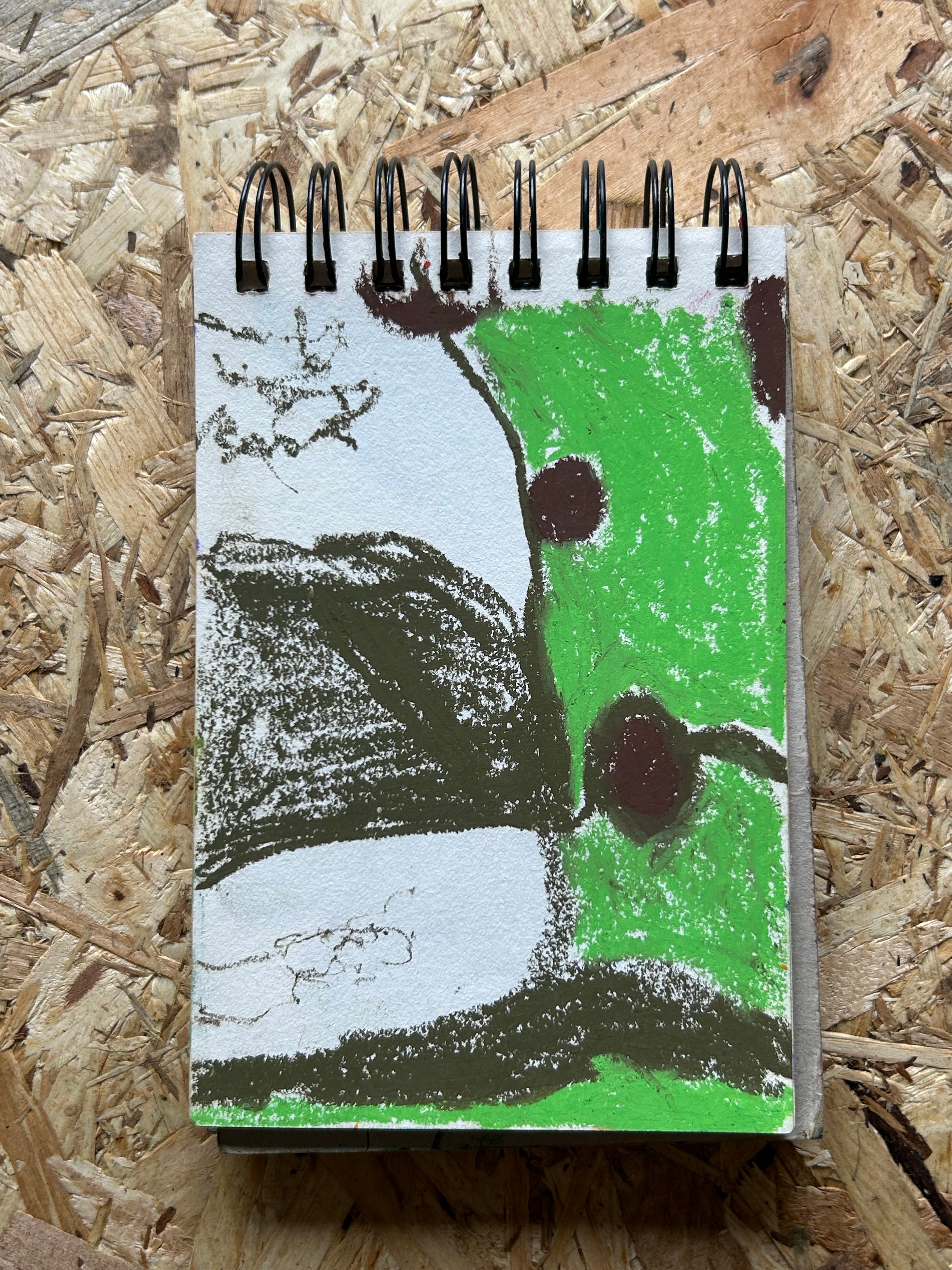 Petit format végétal à dominante verte