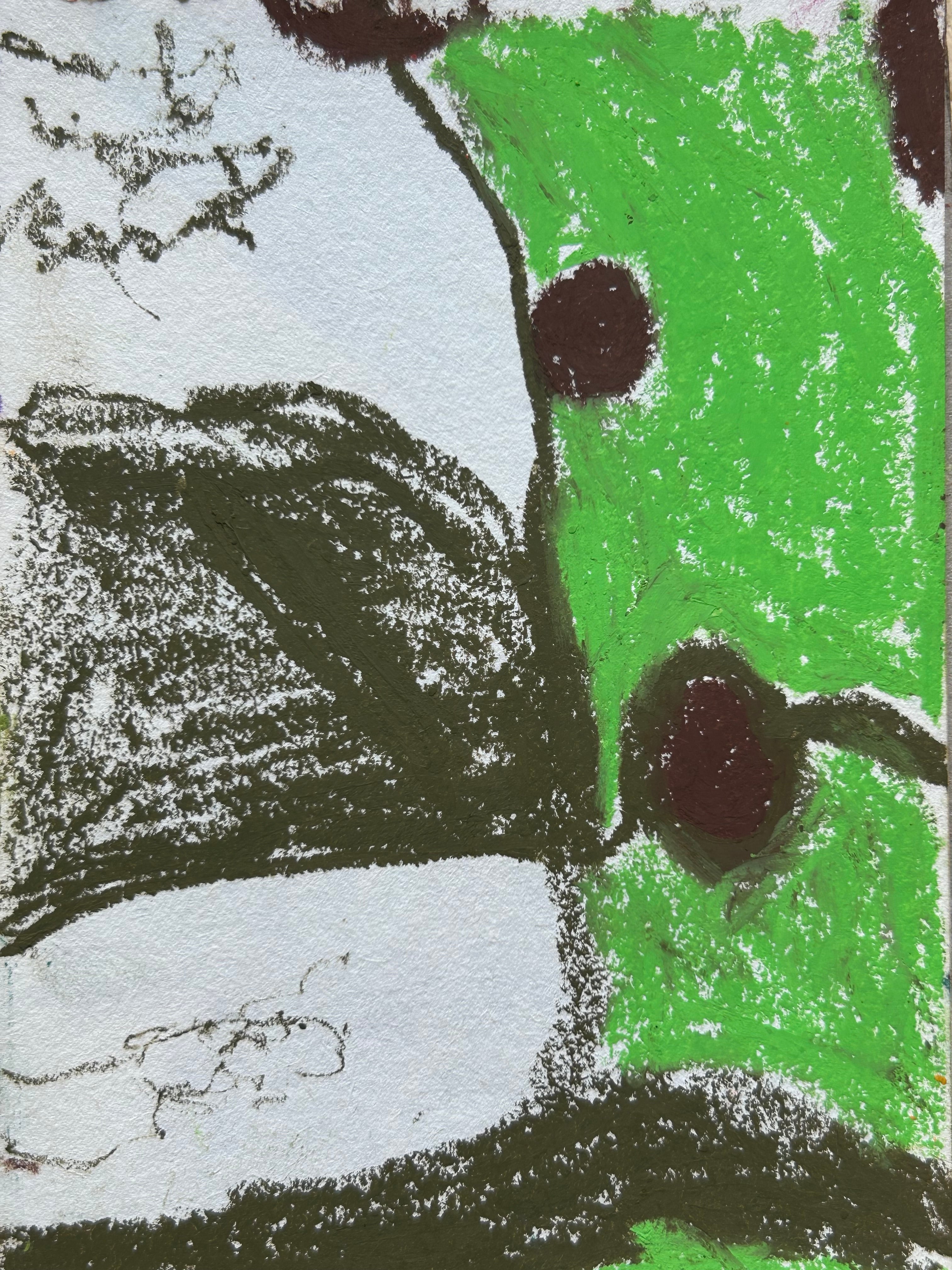 Petit format végétal à dominante verte